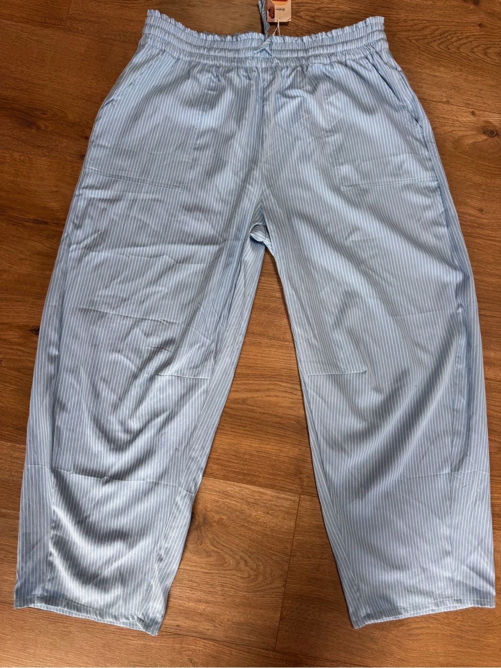 Dokotoo Women's Striped barrel Leg Pants NWT size 2X